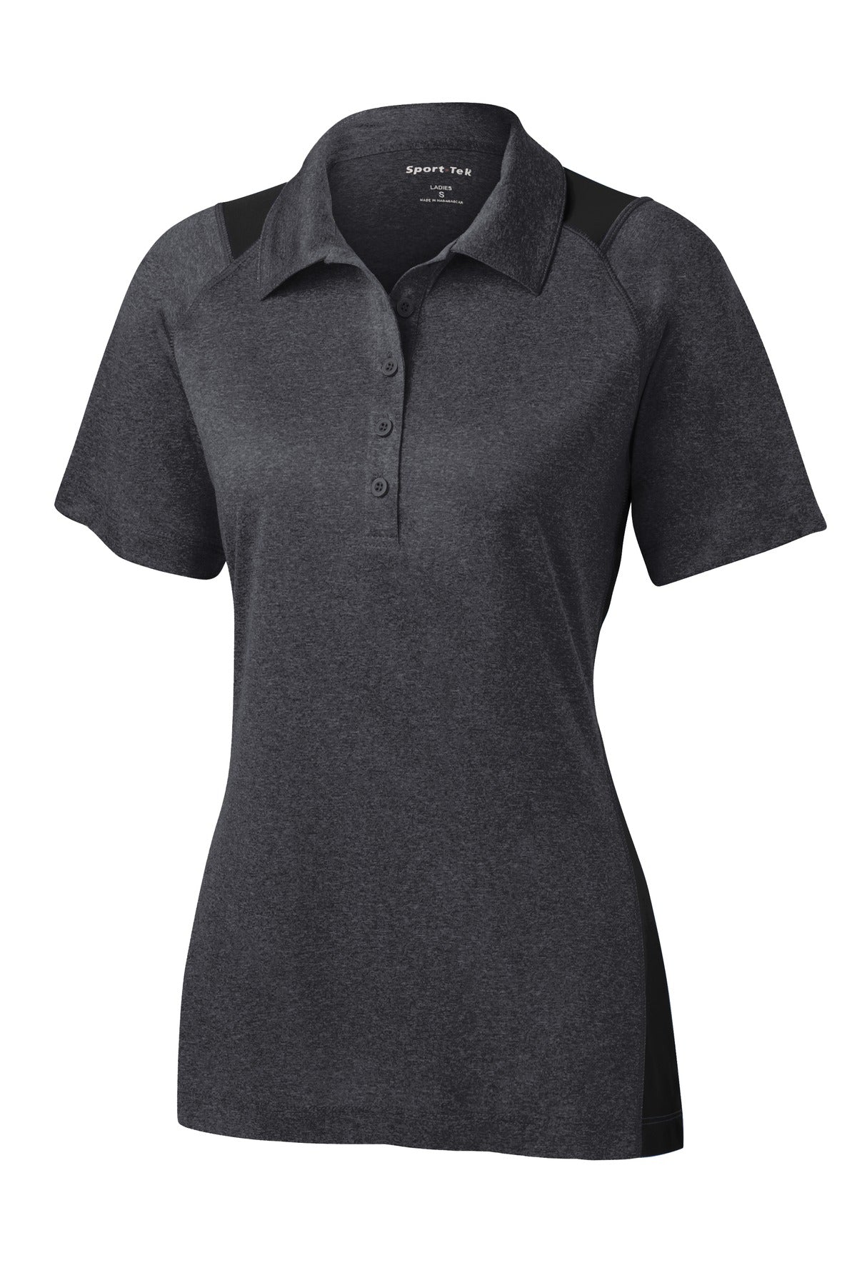 Sport-Tek® Women's Heather Colorblock Contender Polo