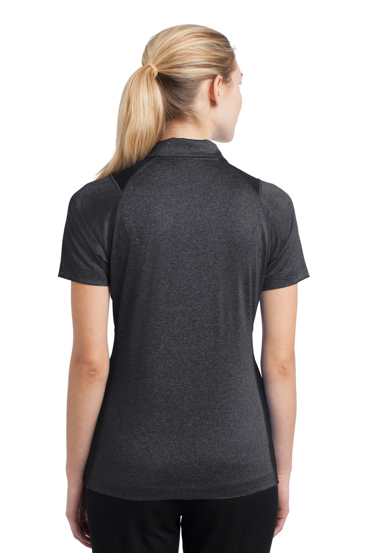 Sport-Tek® Women's Heather Colorblock Contender Polo