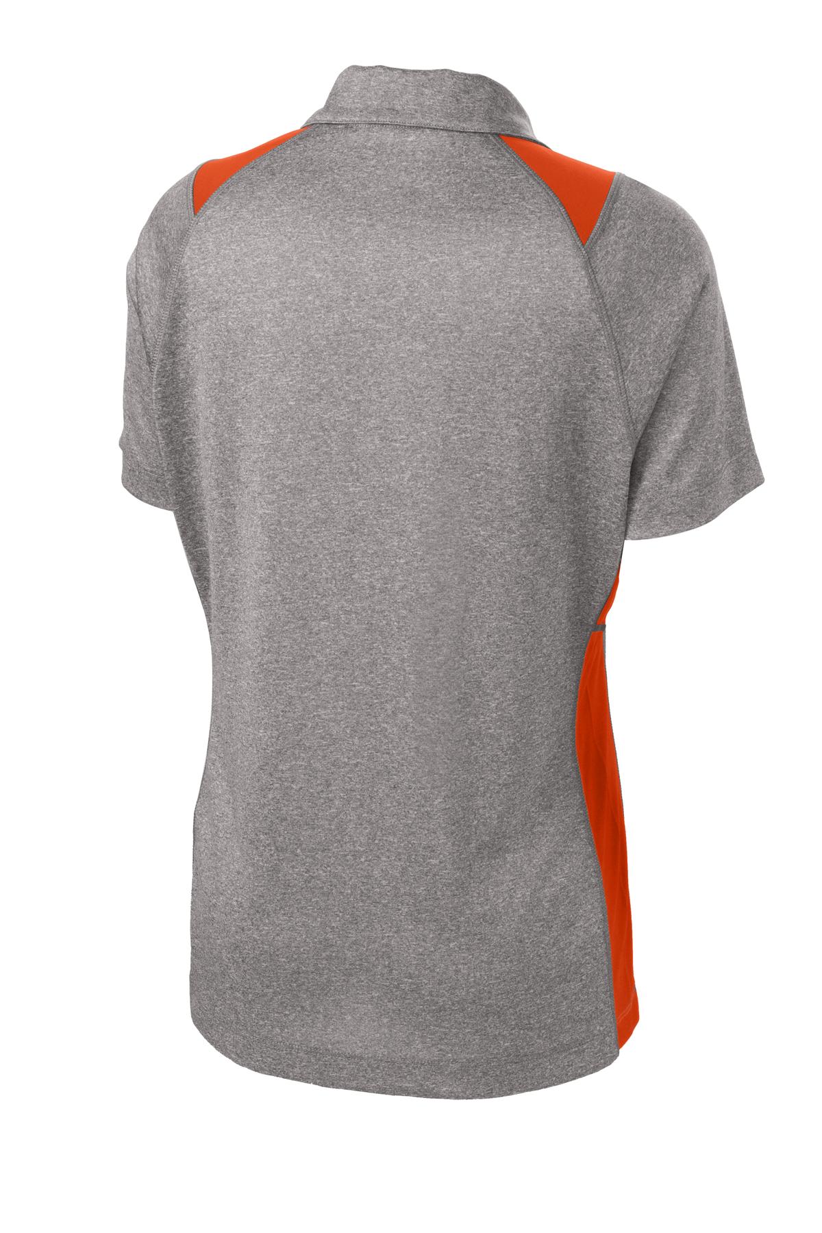 Sport-Tek® Women's Heather Colorblock Contender Polo