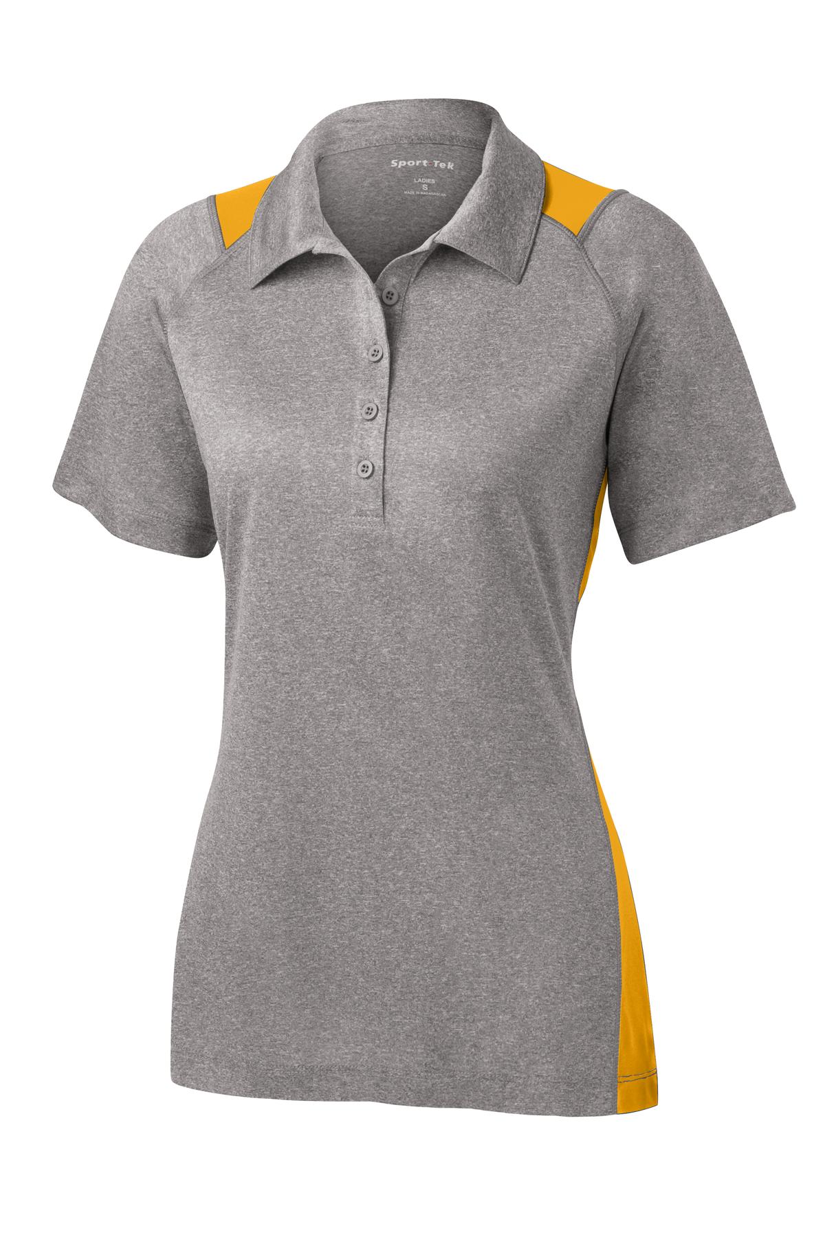 Sport-Tek® Women's Heather Colorblock Contender Polo