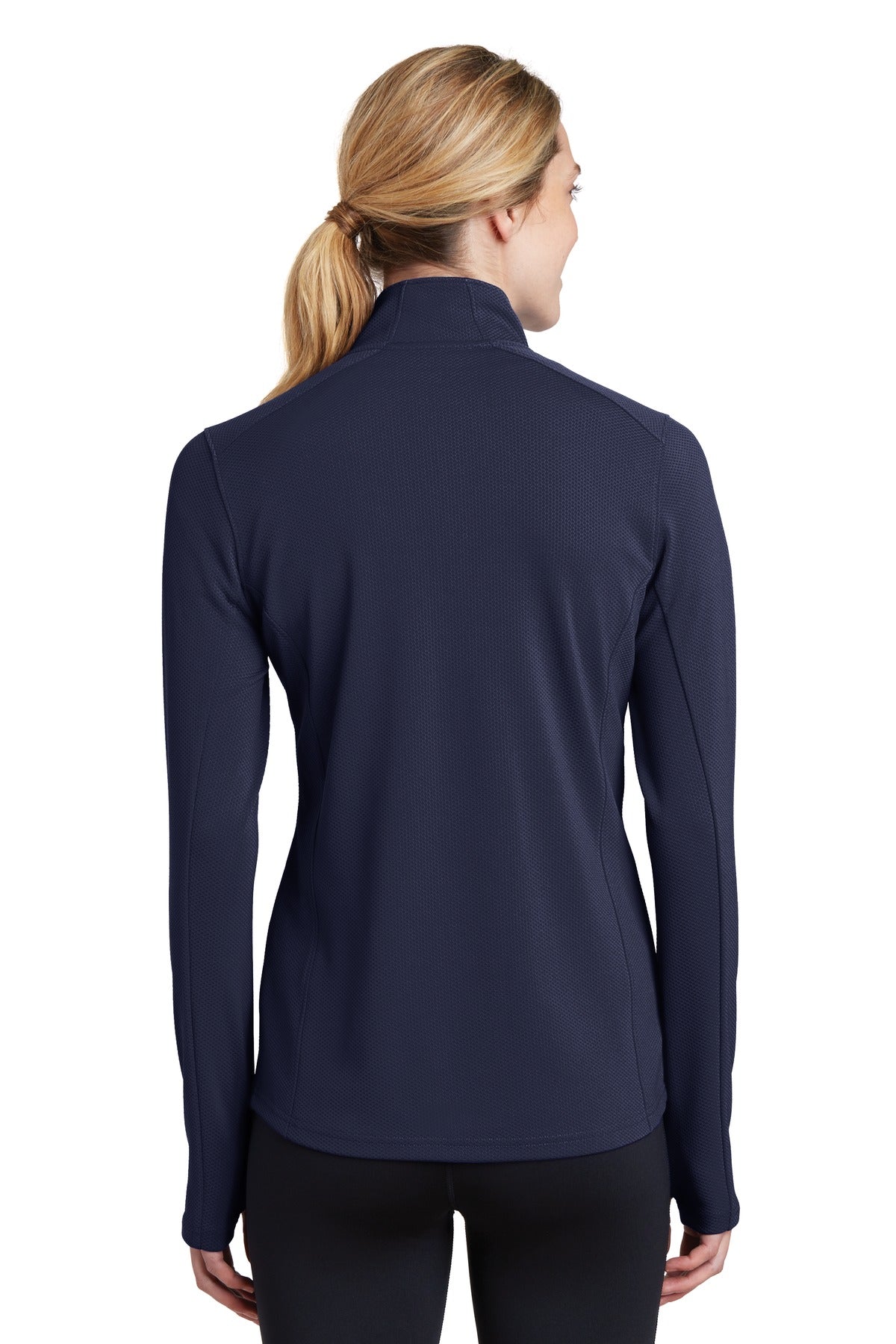 Sport-Tek® Women's Sport-Wick® Textured 1/4-Zip Pullover