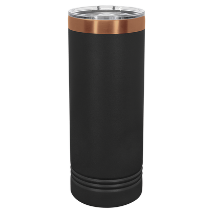 Polar Camel® 22 oz. Rose Gold ION-Plated Skinny Tumbler with Slider Lid