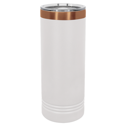 Polar Camel® 22 oz. Rose Gold ION-Plated Skinny Tumbler with Slider Lid