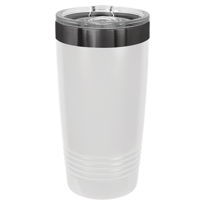 Polar Camel® 20oz Pastel Color/Ghost Black ION-Plated Tumbler with Slider Lid