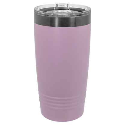 Polar Camel® 20oz Pastel Color/Ghost Black ION-Plated Tumbler with Slider Lid