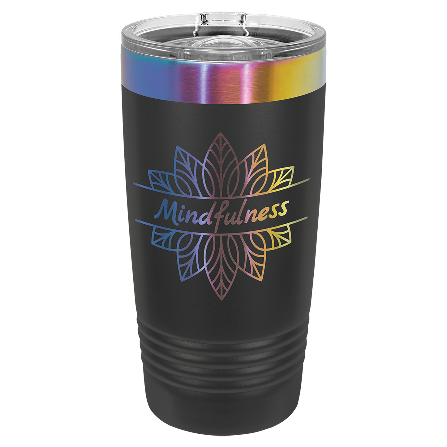 Custom Polar Camel® 20 oz Prismatic Effect ION-Plated Tumbler with Slider Lid