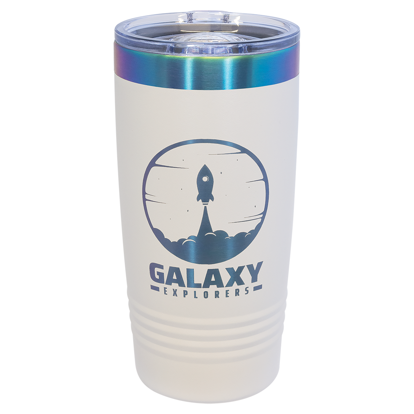 Custom Polar Camel® 20 oz Prismatic Effect ION-Plated Tumbler with Slider Lid