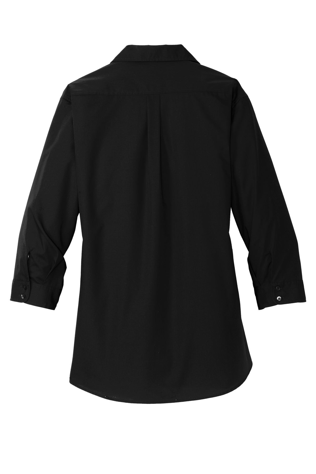 Port Authority® Women's 3/4-Sleeve Carefree Poplin Shirt