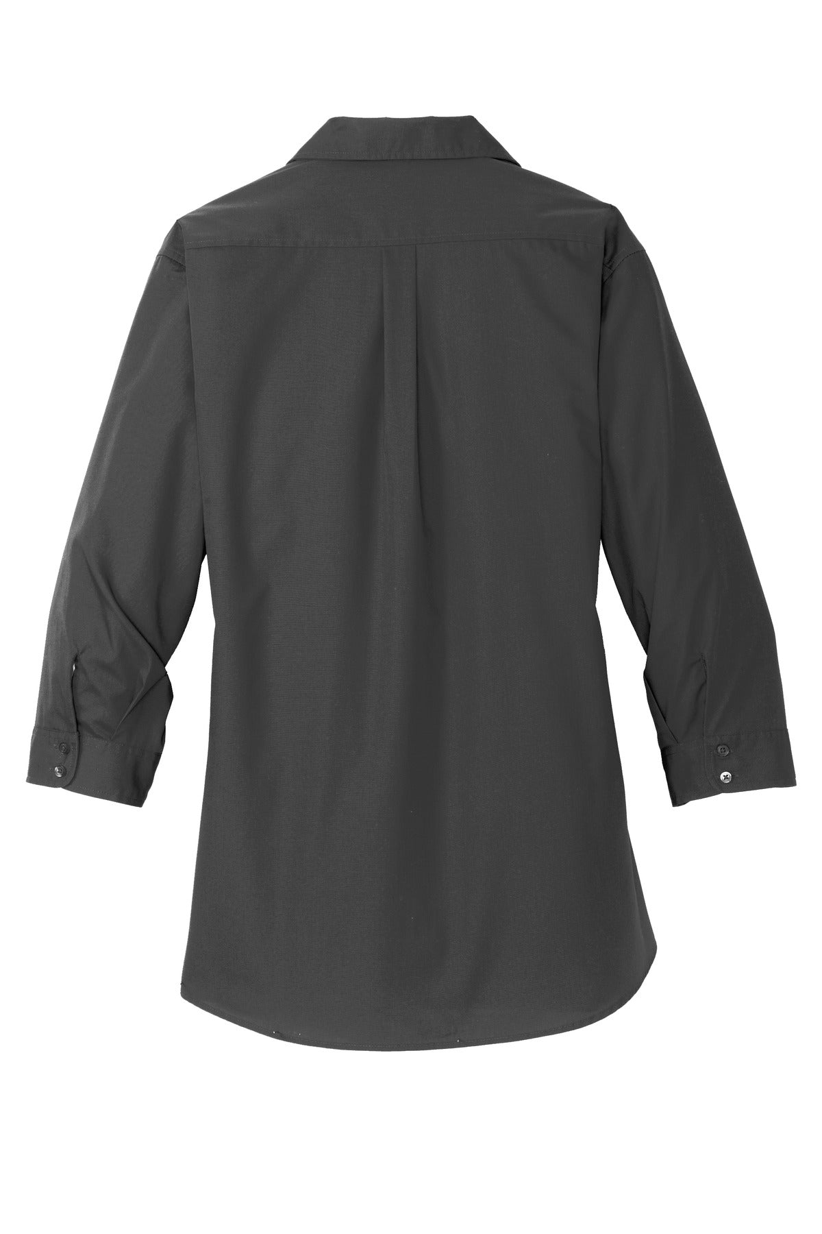 Port Authority® Women's 3/4-Sleeve Carefree Poplin Shirt