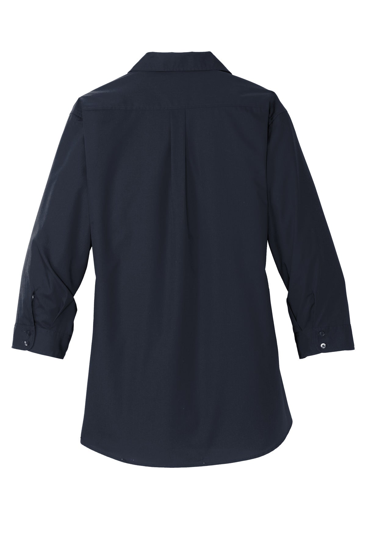 Port Authority® Women's 3/4-Sleeve Carefree Poplin Shirt