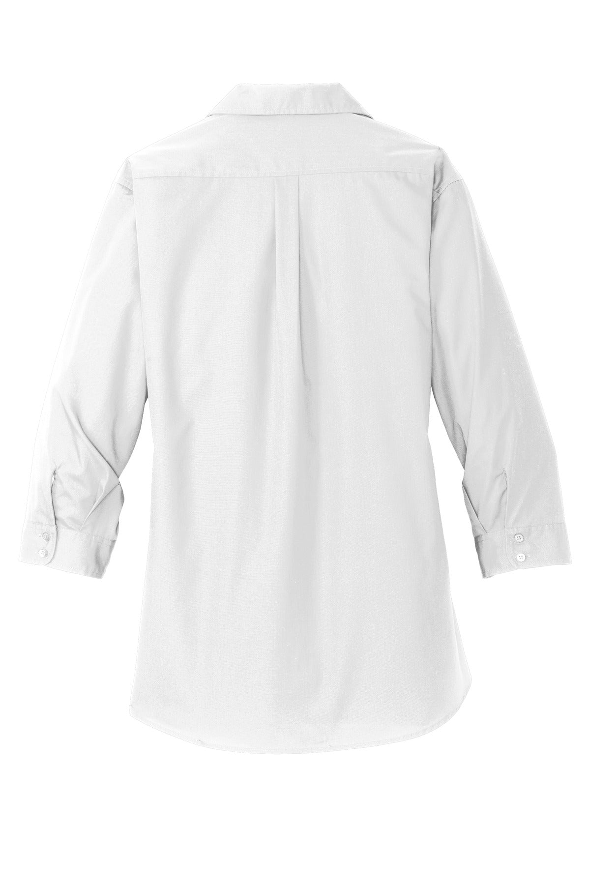 Port Authority® Women's 3/4-Sleeve Carefree Poplin Shirt