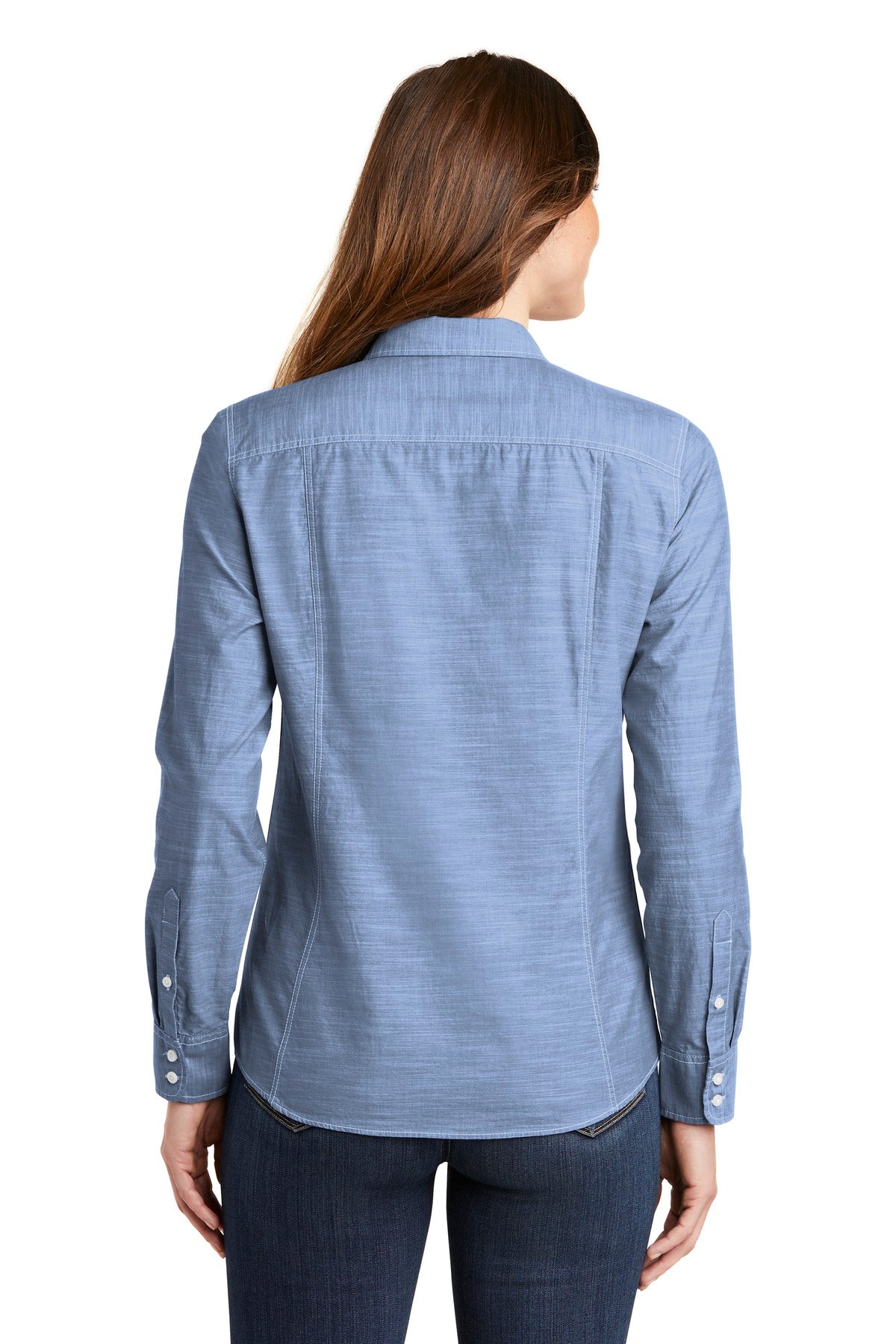 Port Authority® Women's Slub Chambray Shirt