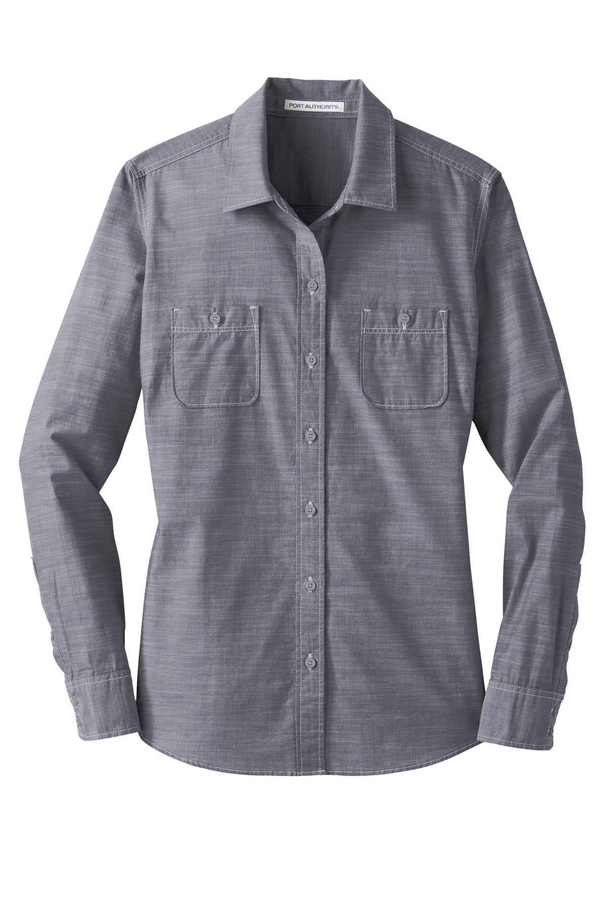 Port Authority® Women's Slub Chambray Shirt