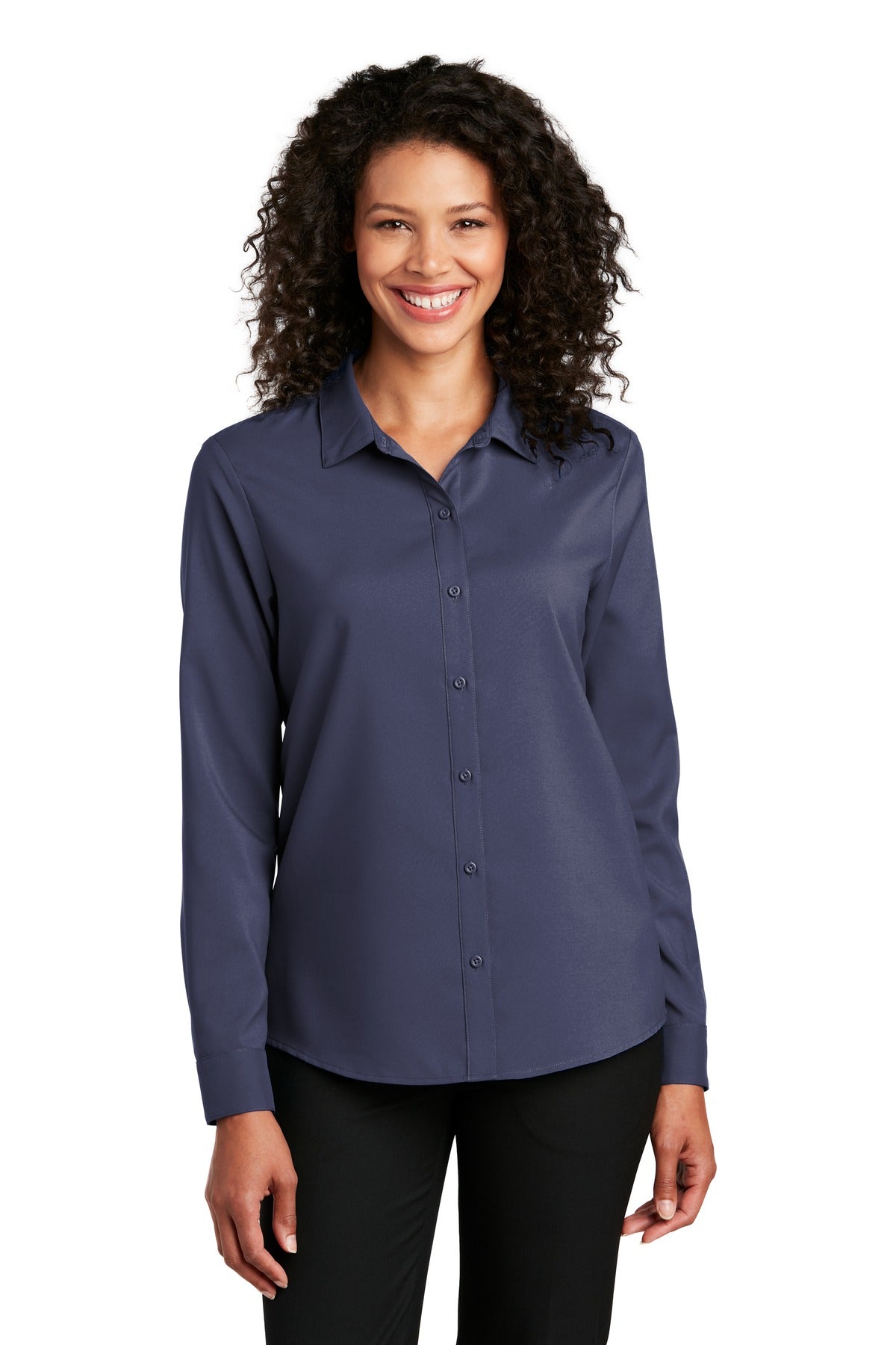 Port Authority® Women's Long Sleeve Performance Staff Shirt