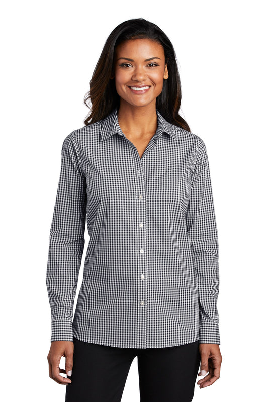 Port Authority® Women's Broadcloth Gingham Easy Care Shirt