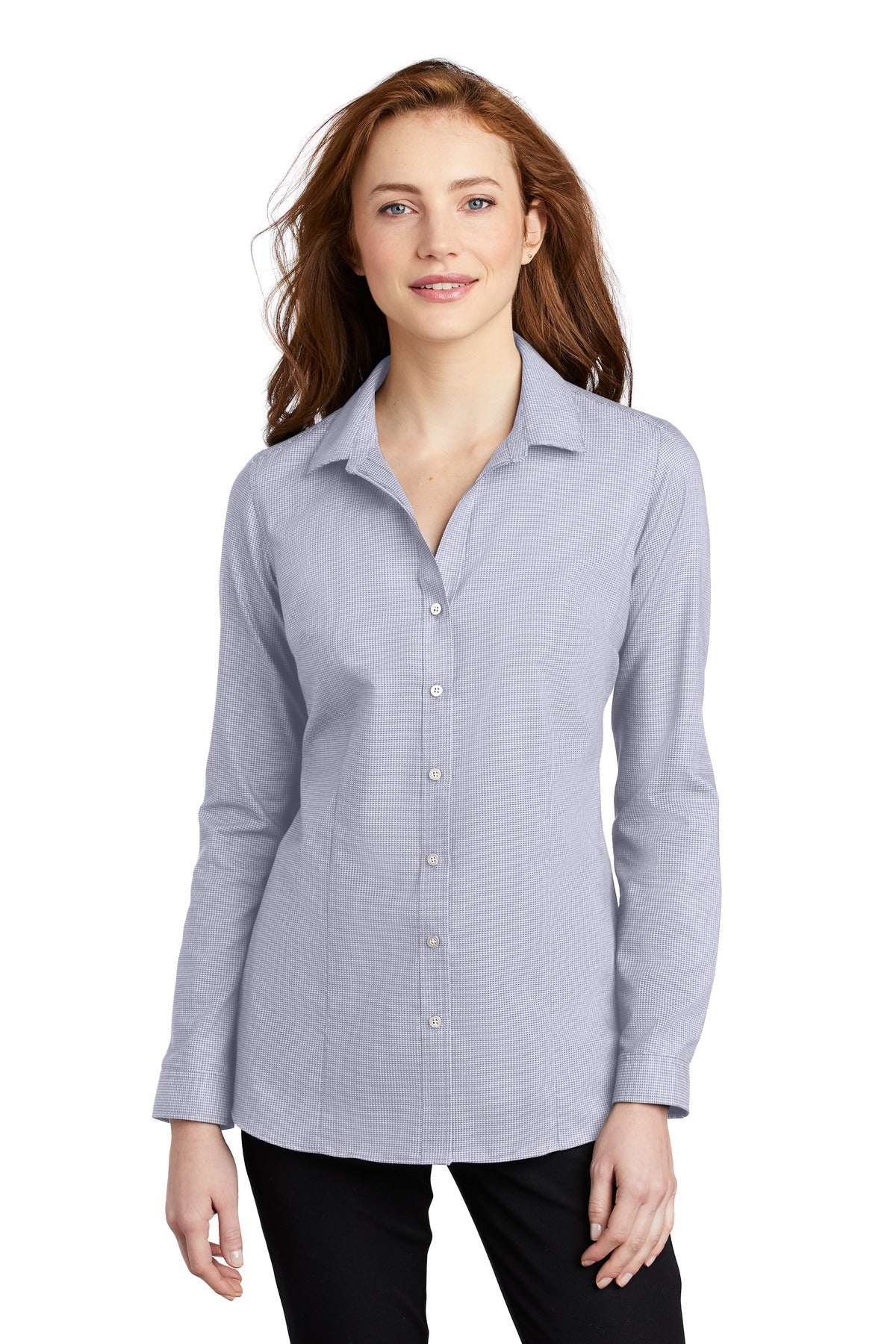 Port Authority® Women's Pincheck Easy Care Shirt