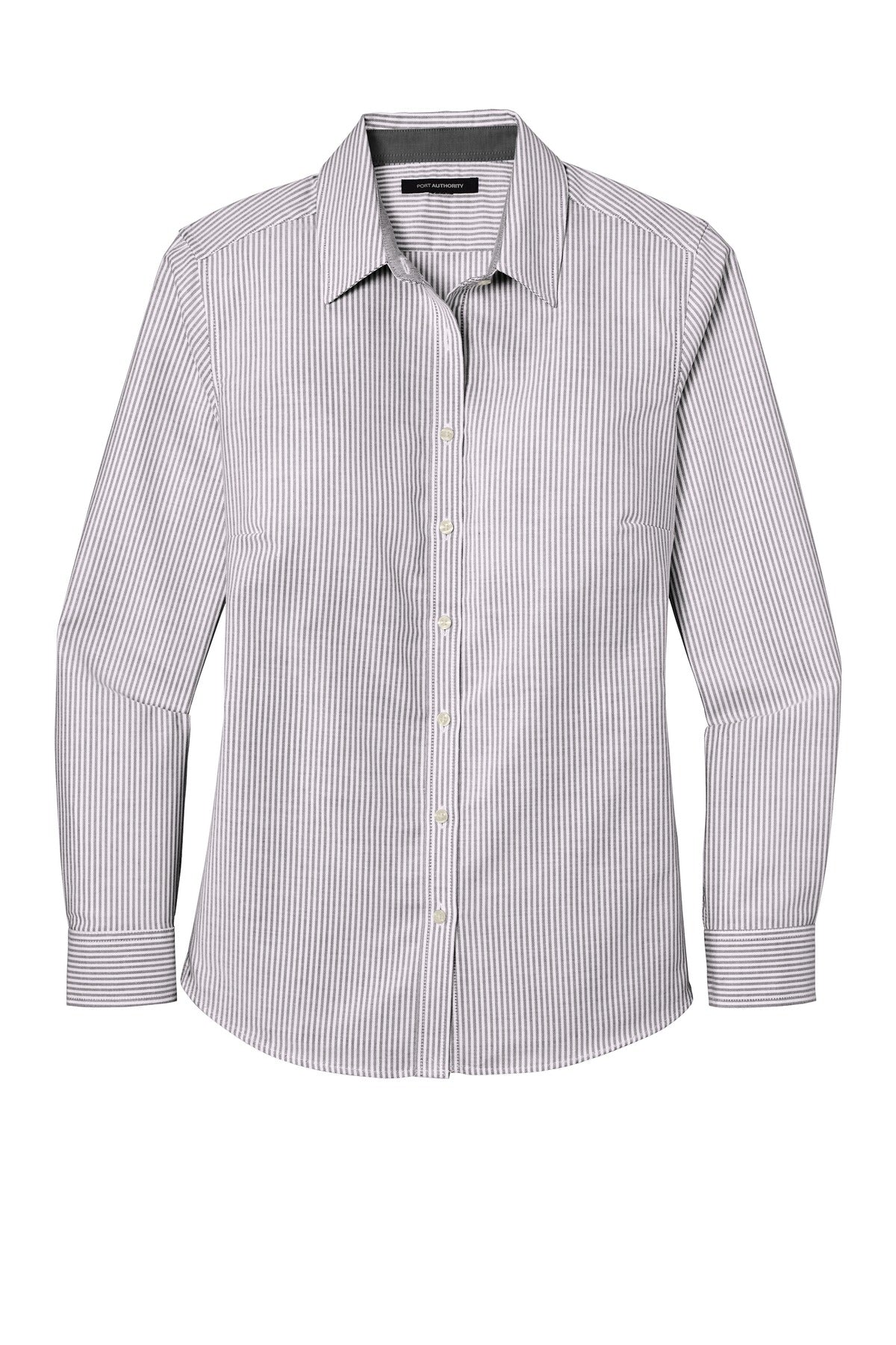 Port Authority® Women's SuperPro  Oxford Stripe Shirt