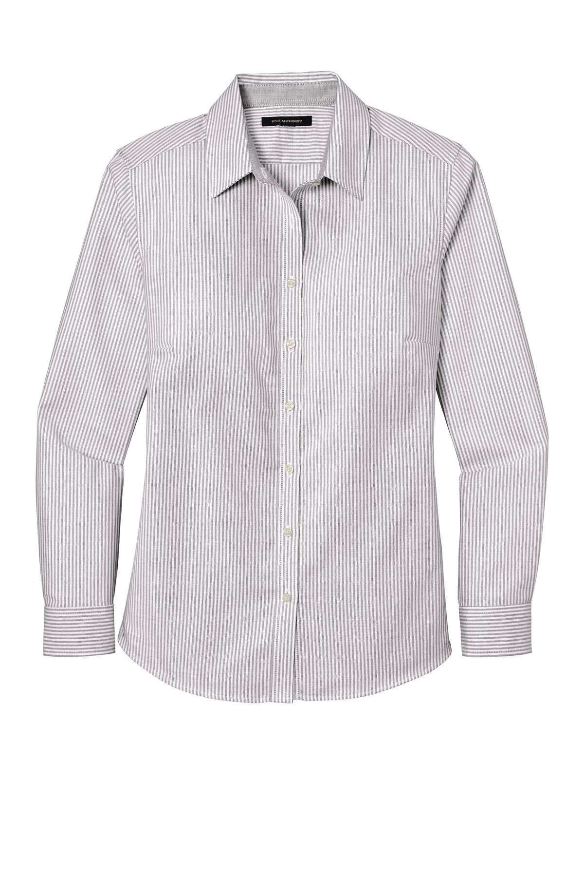 Port Authority® Women's SuperPro  Oxford Stripe Shirt