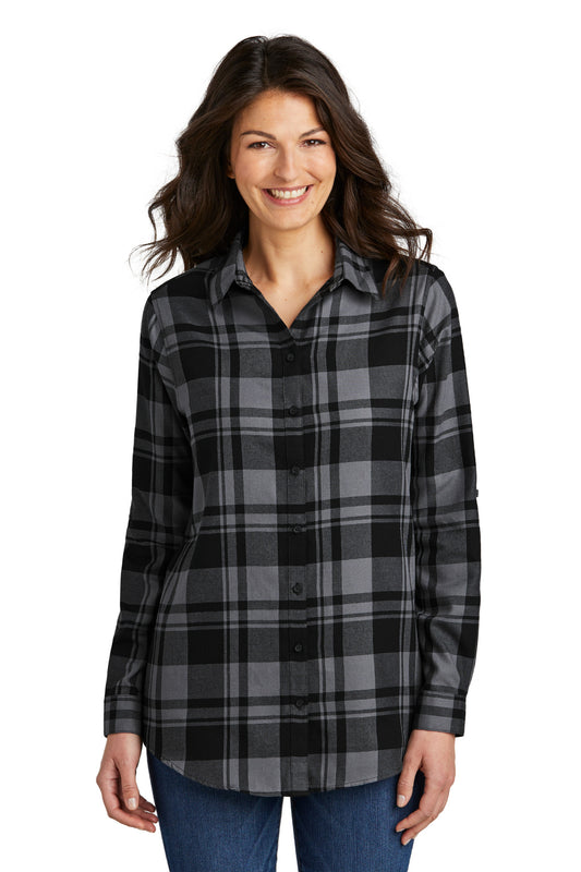 Port Authority® Women's Plaid Flannel Tunic