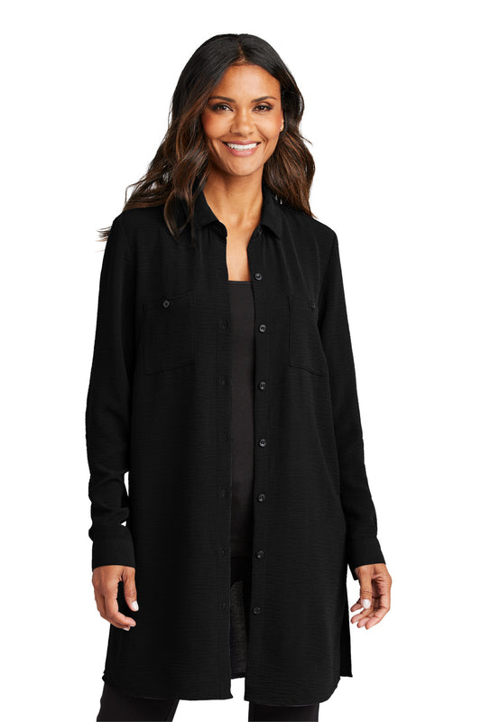 Port Authority® Women's Textured Crepe Long Tunic