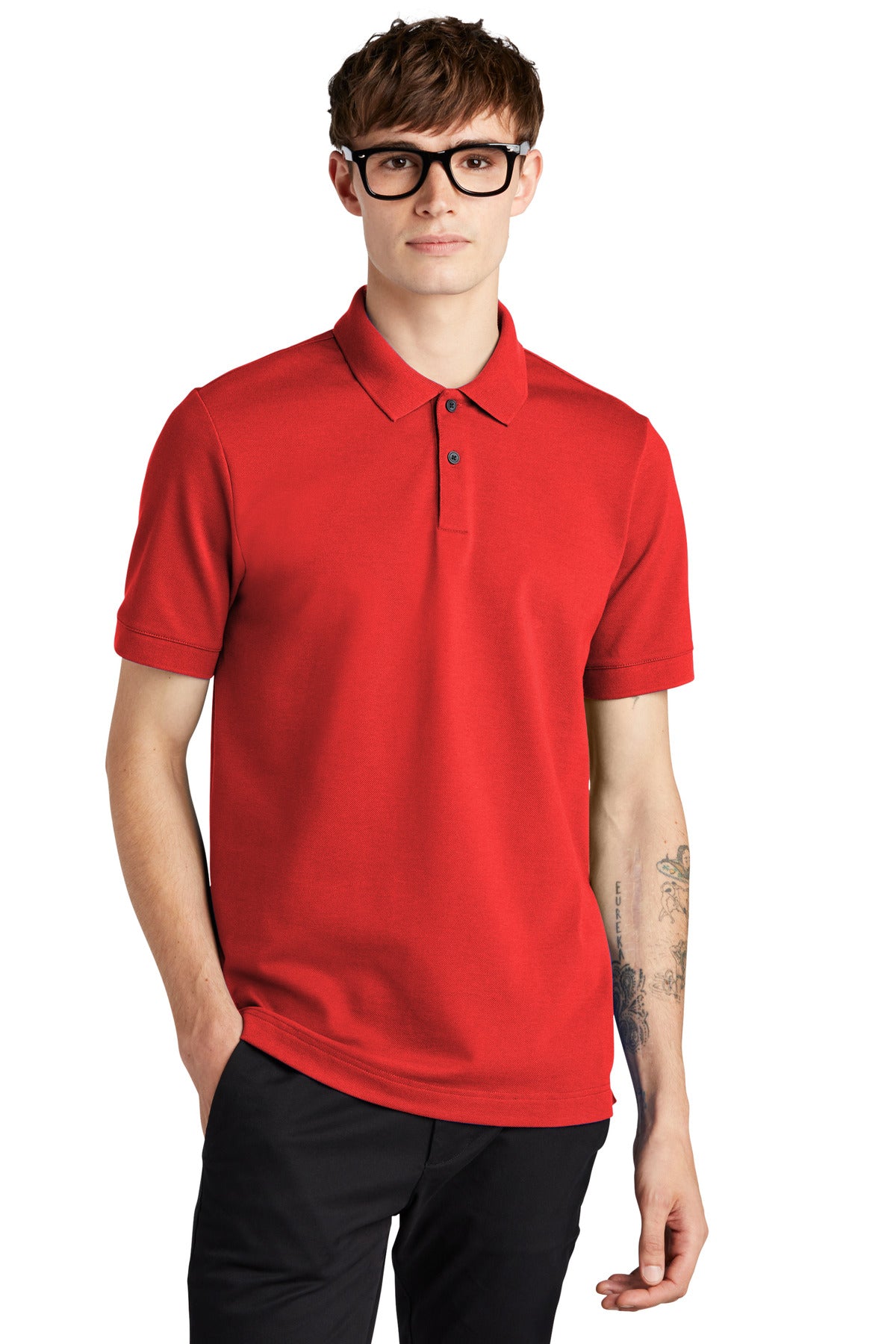 Mercer+Mettle® Stretch Heavyweight Pique Polo