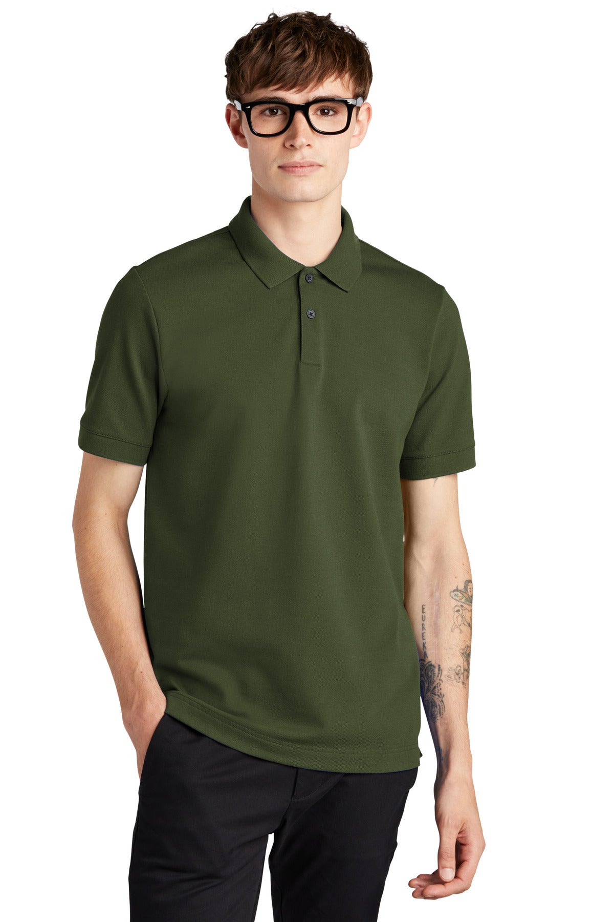 Mercer+Mettle® Stretch Heavyweight Pique Polo