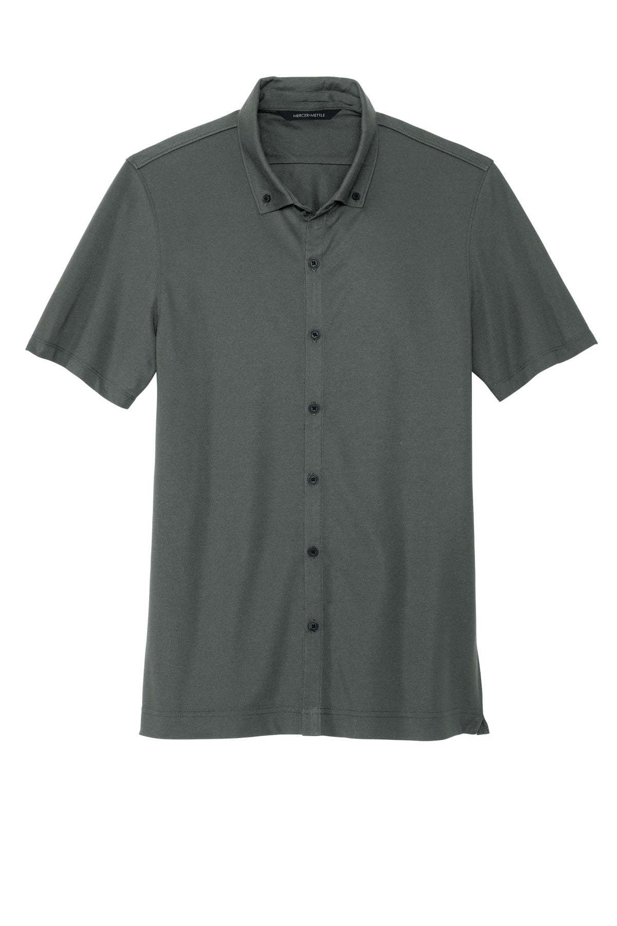 Mercer+Mettle® Stretch Pique Full-Button Polo