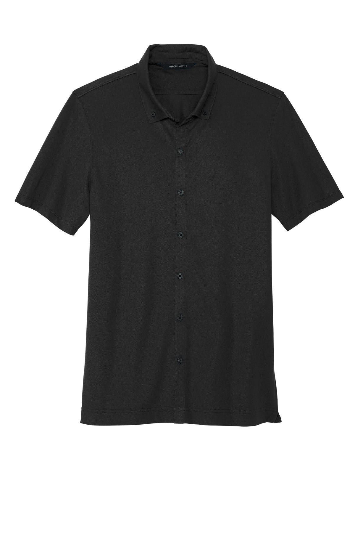 Mercer+Mettle® Stretch Pique Full-Button Polo