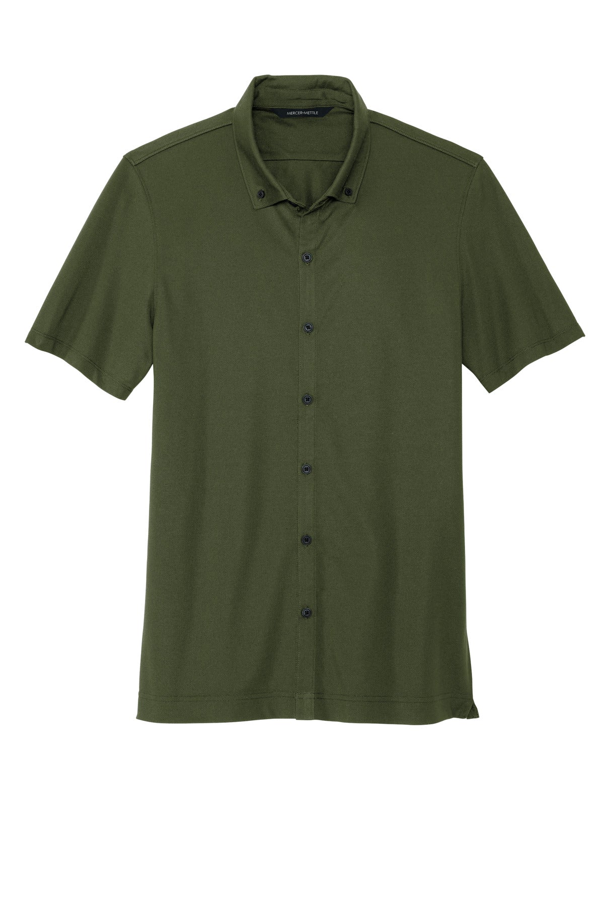 Mercer+Mettle® Stretch Pique Full-Button Polo