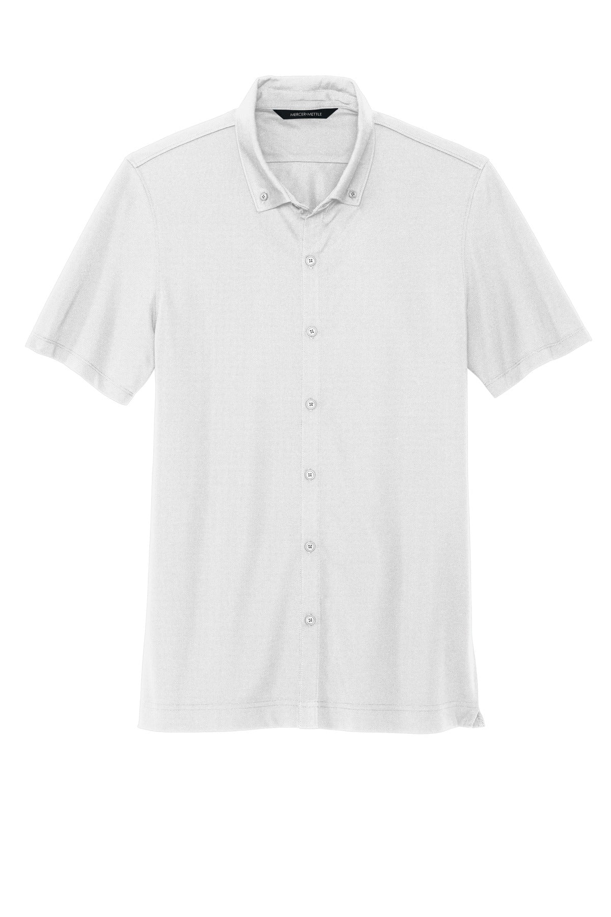 Mercer+Mettle® Stretch Pique Full-Button Polo