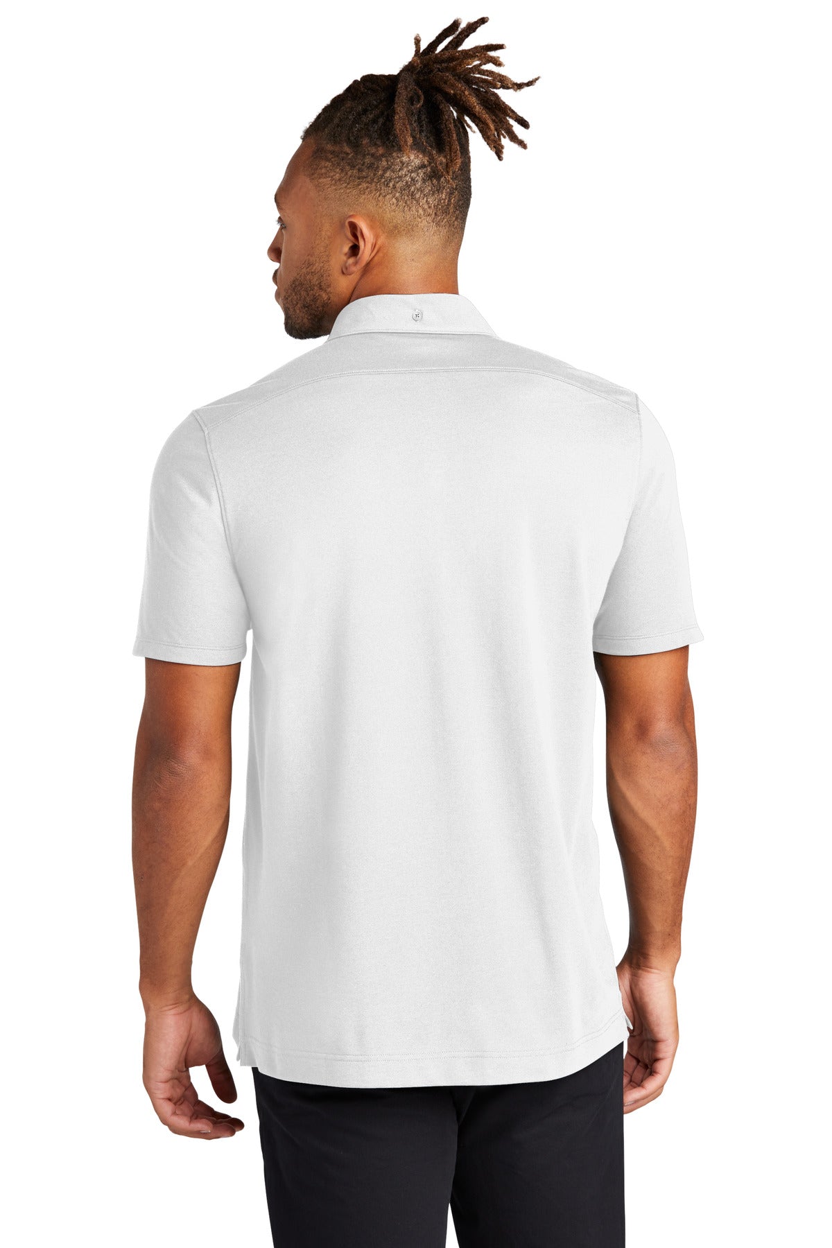 Mercer+Mettle® Stretch Pique Full-Button Polo