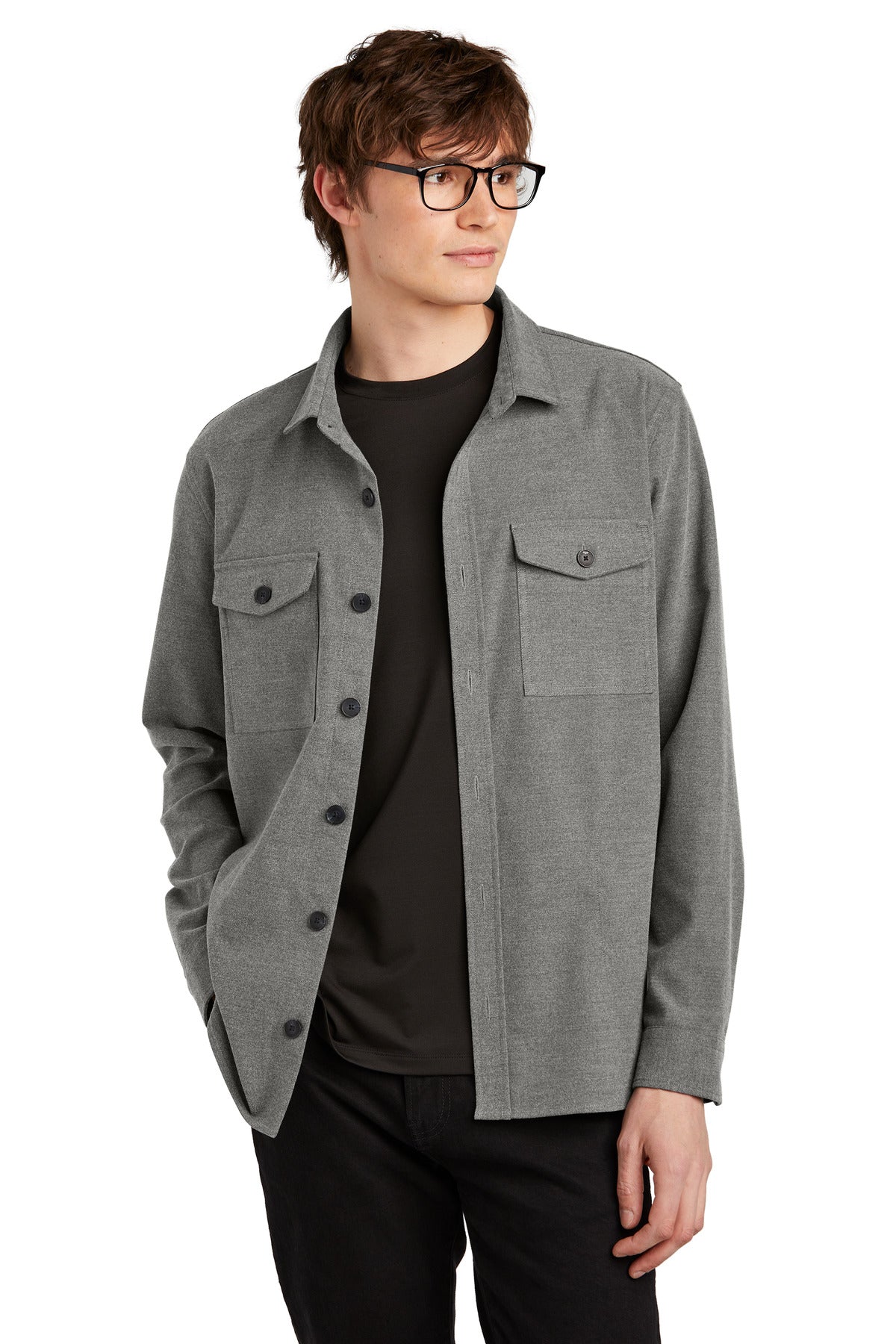 Mercer+Mettle® Long Sleeve Twill Overshirt