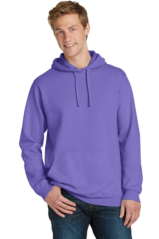 Port & Company® Beach Wash® Garment-Dyed Pullover Hooded Sweatshirt (CORE COLORS)