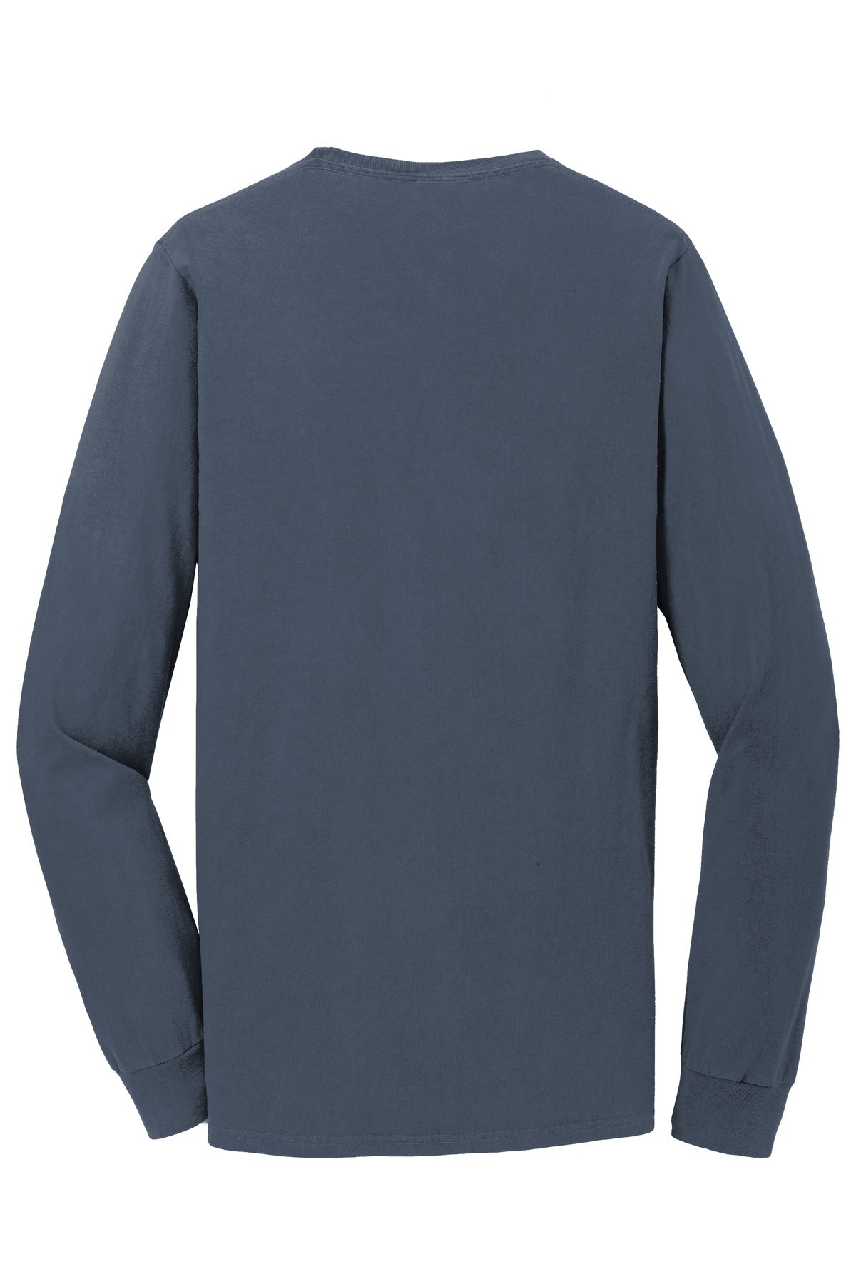 Port & Company® Beach Wash® Garment-Dyed Long Sleeve Pocket Tee