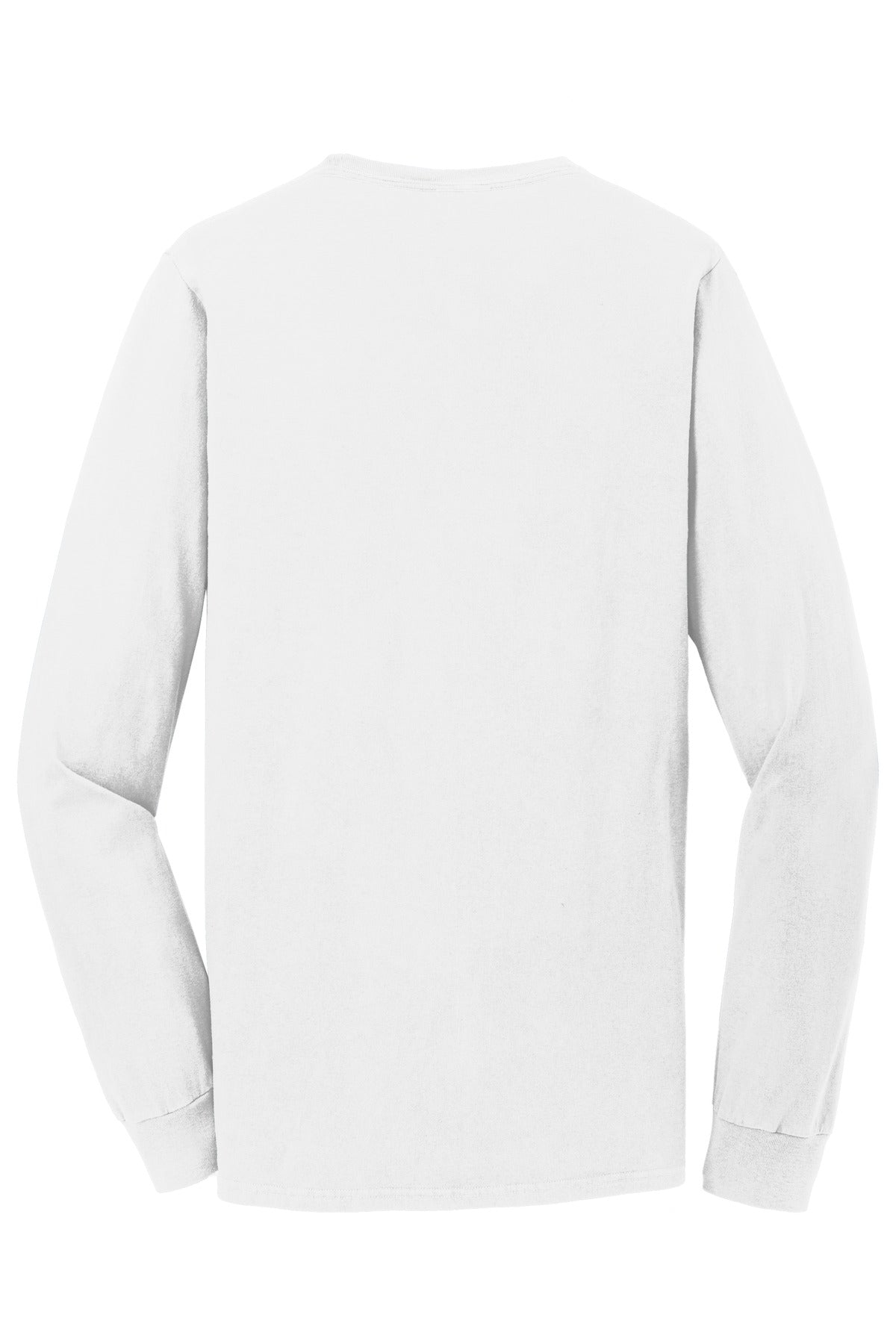 Port & Company® Beach Wash® Garment-Dyed Long Sleeve Pocket Tee