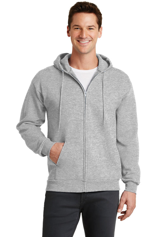 Port & Company® - Core Fleece Full-Zip Hooded Sweatshirt (CORE COLORS)