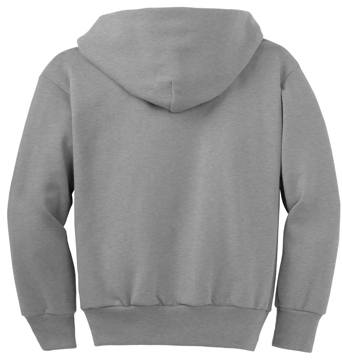 Port & Company® - Youth Core Fleece Full-Zip Hooded Sweatshirt