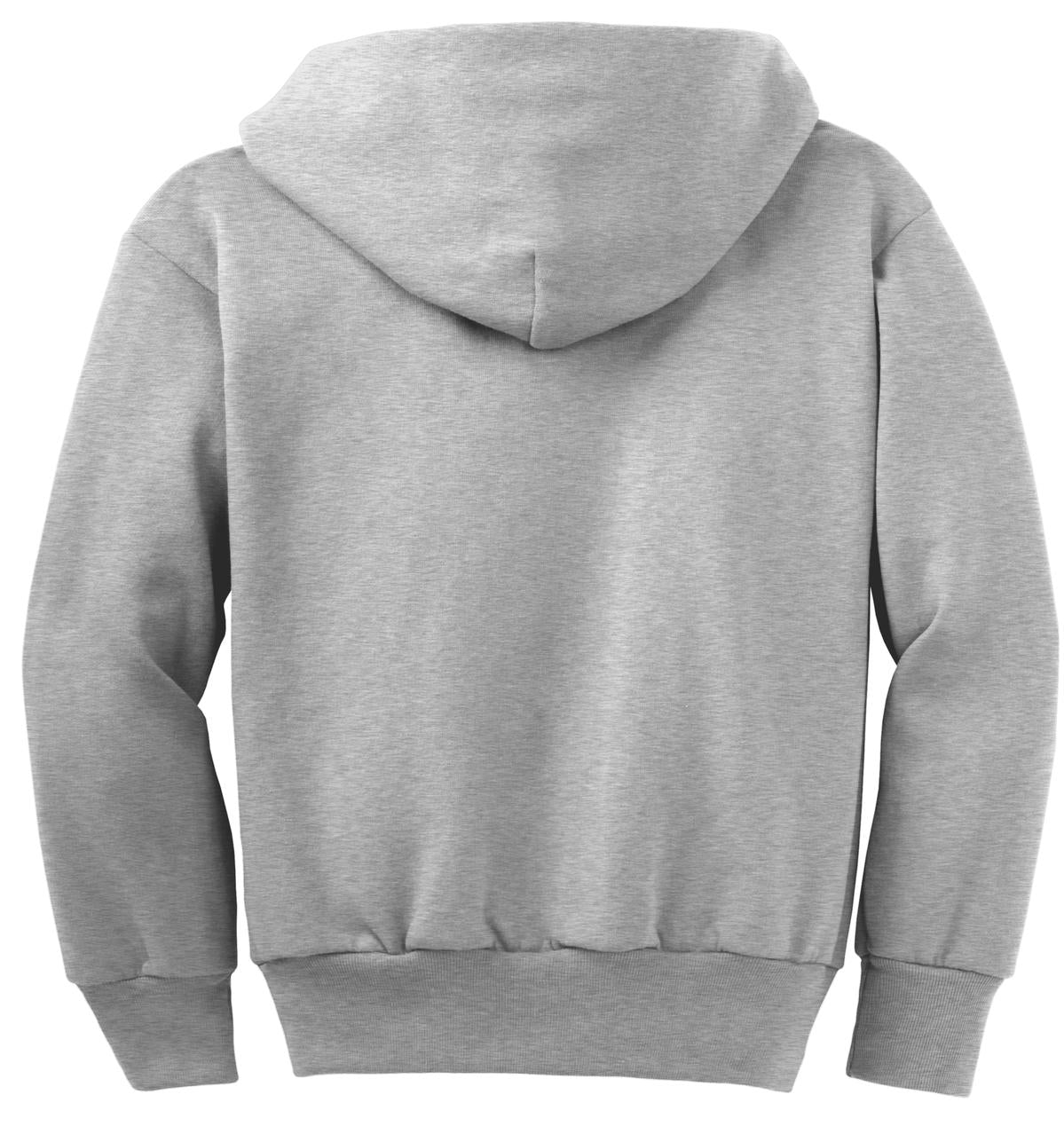 Port & Company® - Youth Core Fleece Full-Zip Hooded Sweatshirt