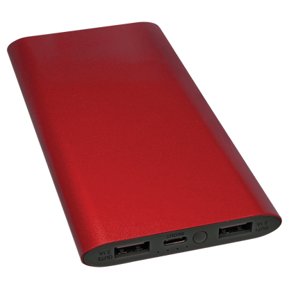 8000mAh Power Bank & Wireless Charger with USB-C Cord