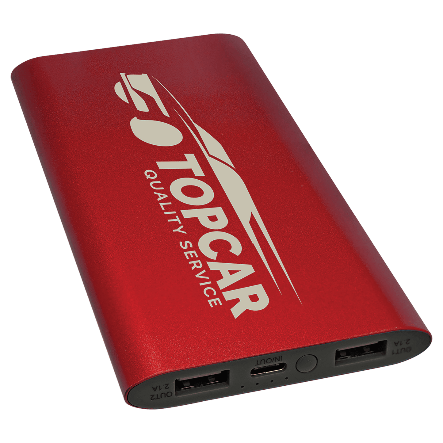 8000mAh Power Bank & Wireless Charger with USB-C Cord