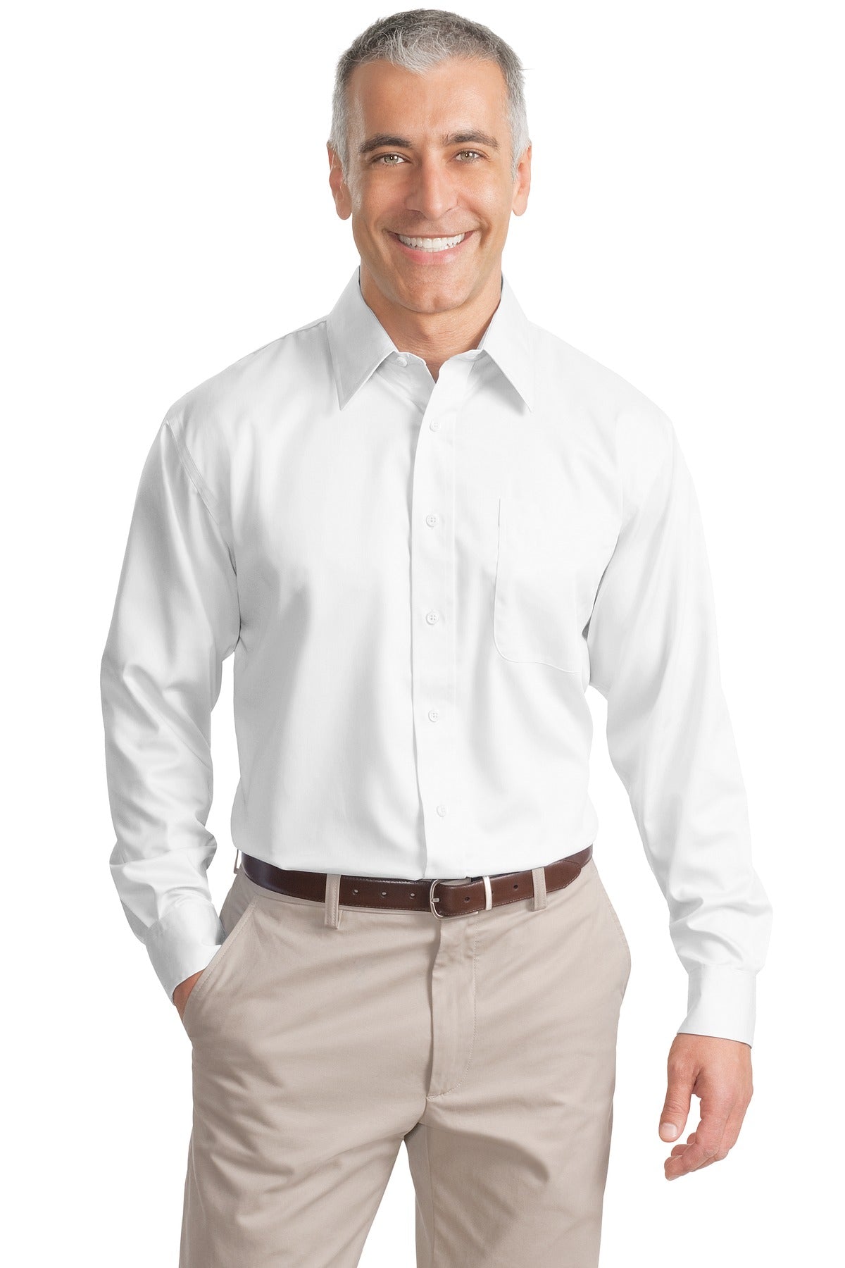 Port Authority® Tall Non-Iron Twill Shirt