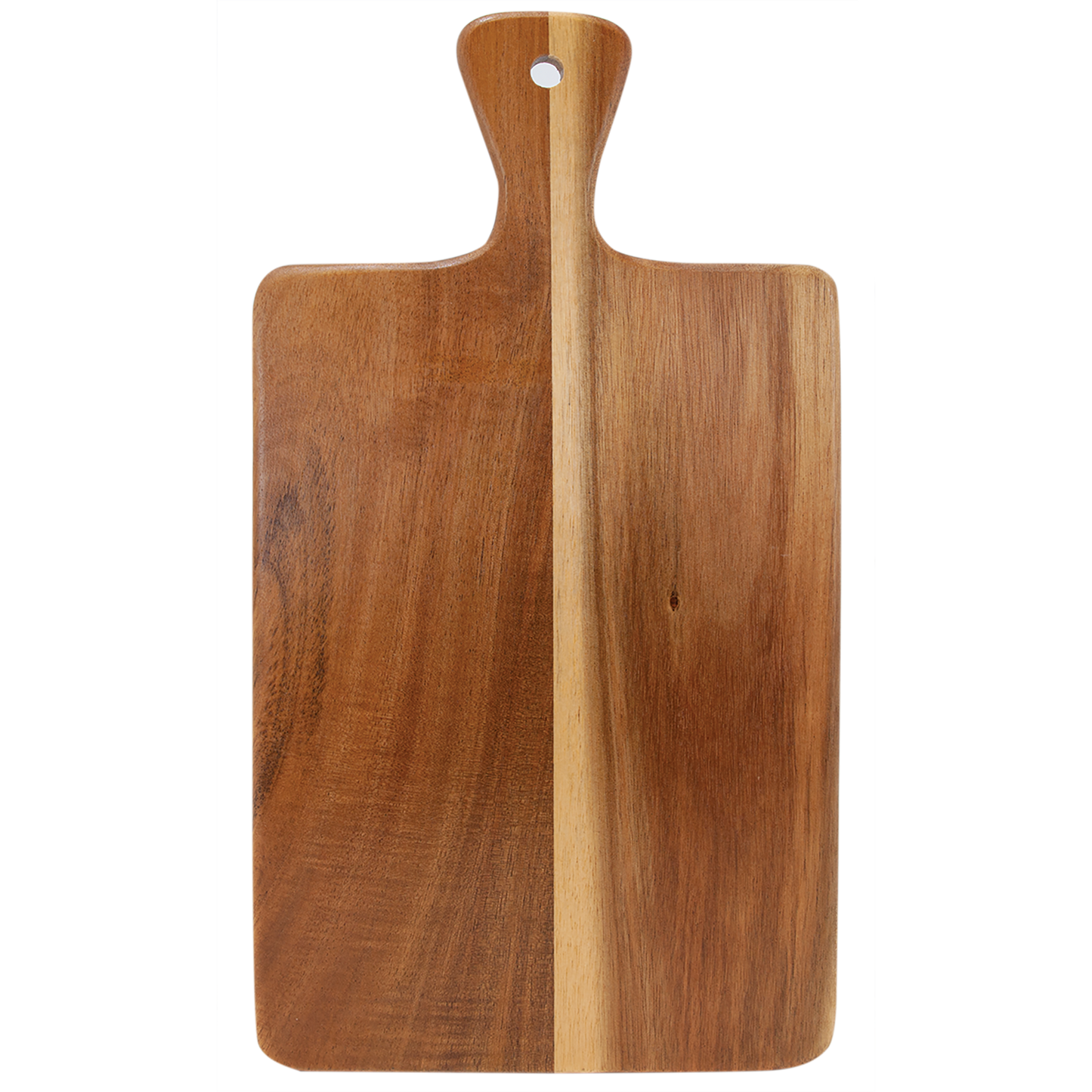 Acacia Wood/Slate Serving and Cutting Board with Handle