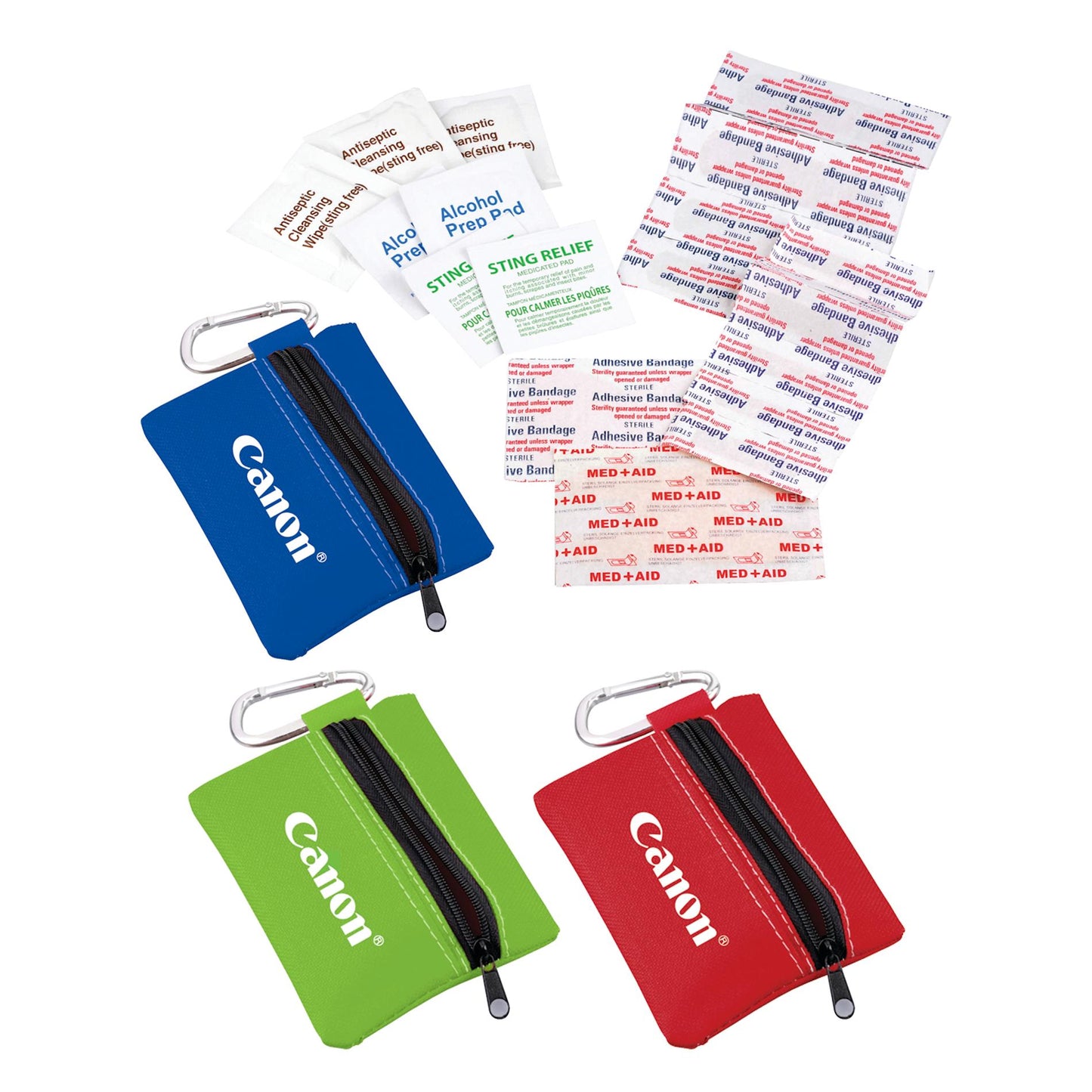 Zippered 20-Piece First Aid Pouch