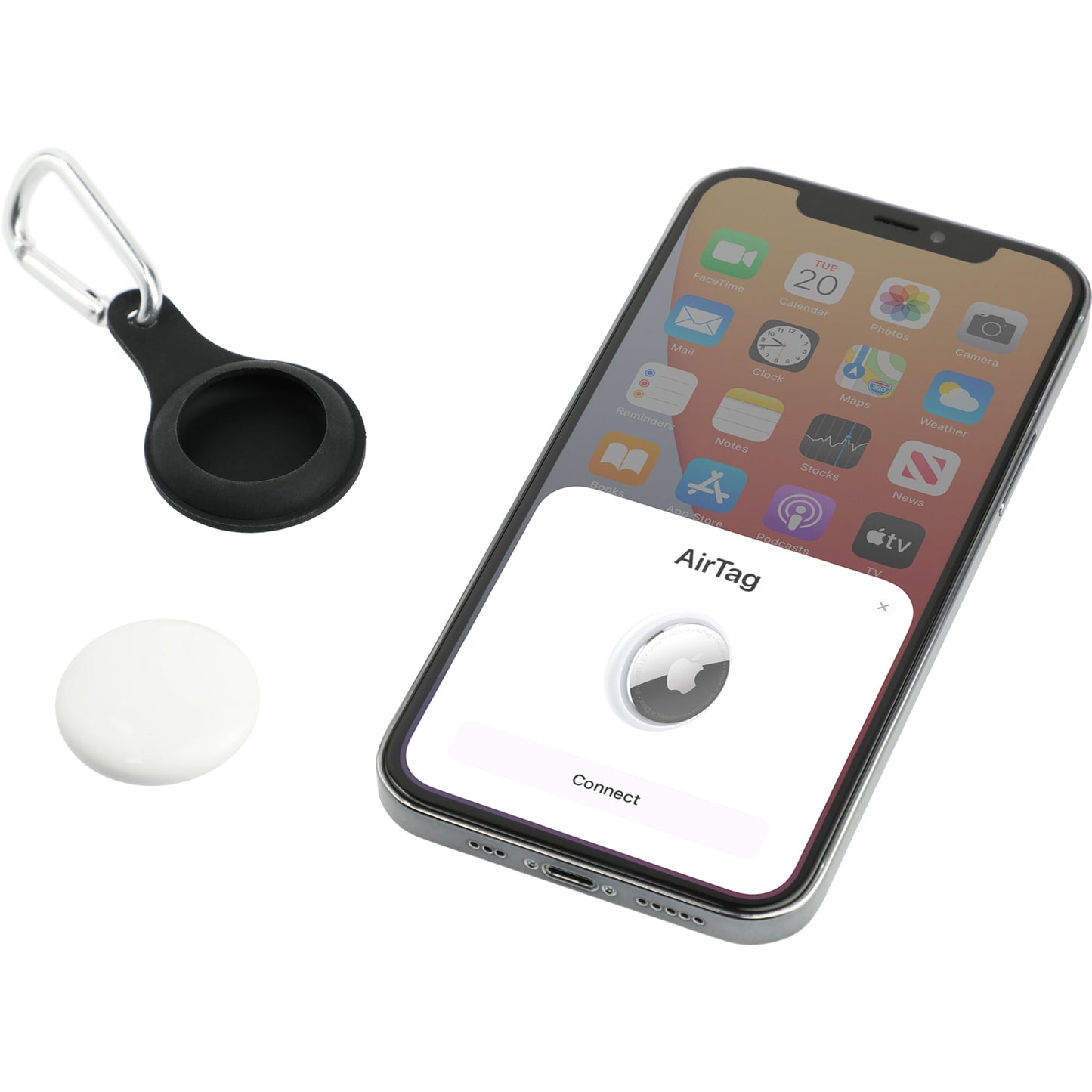 AirTag Silicone Case and Carabineer