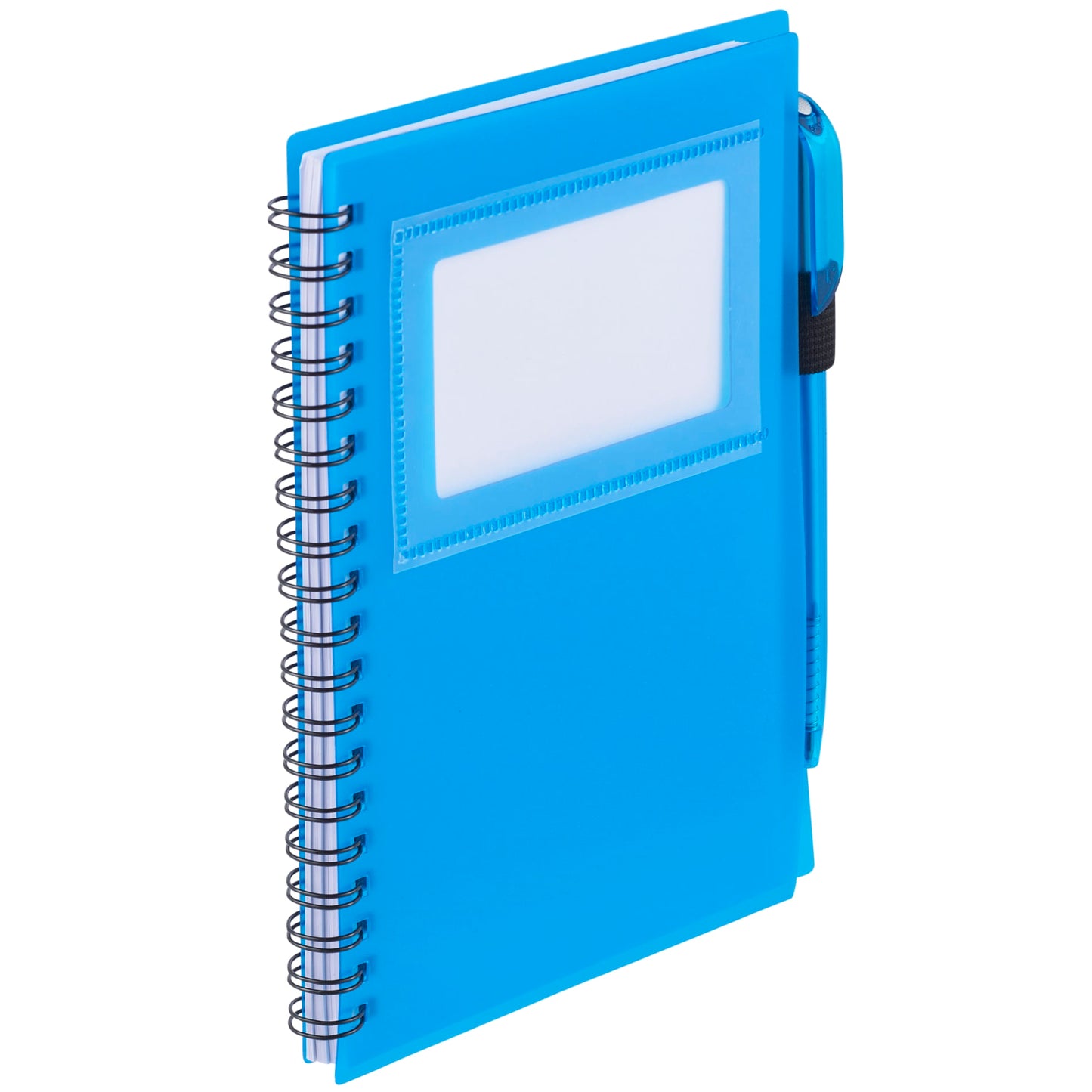 5.5" x 7" FSC® Mix Star Spiral Notebook with Pen