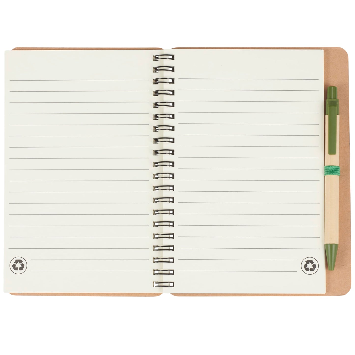 5" x 7" FSC® Mix Eco Spiral Notebook with Pen