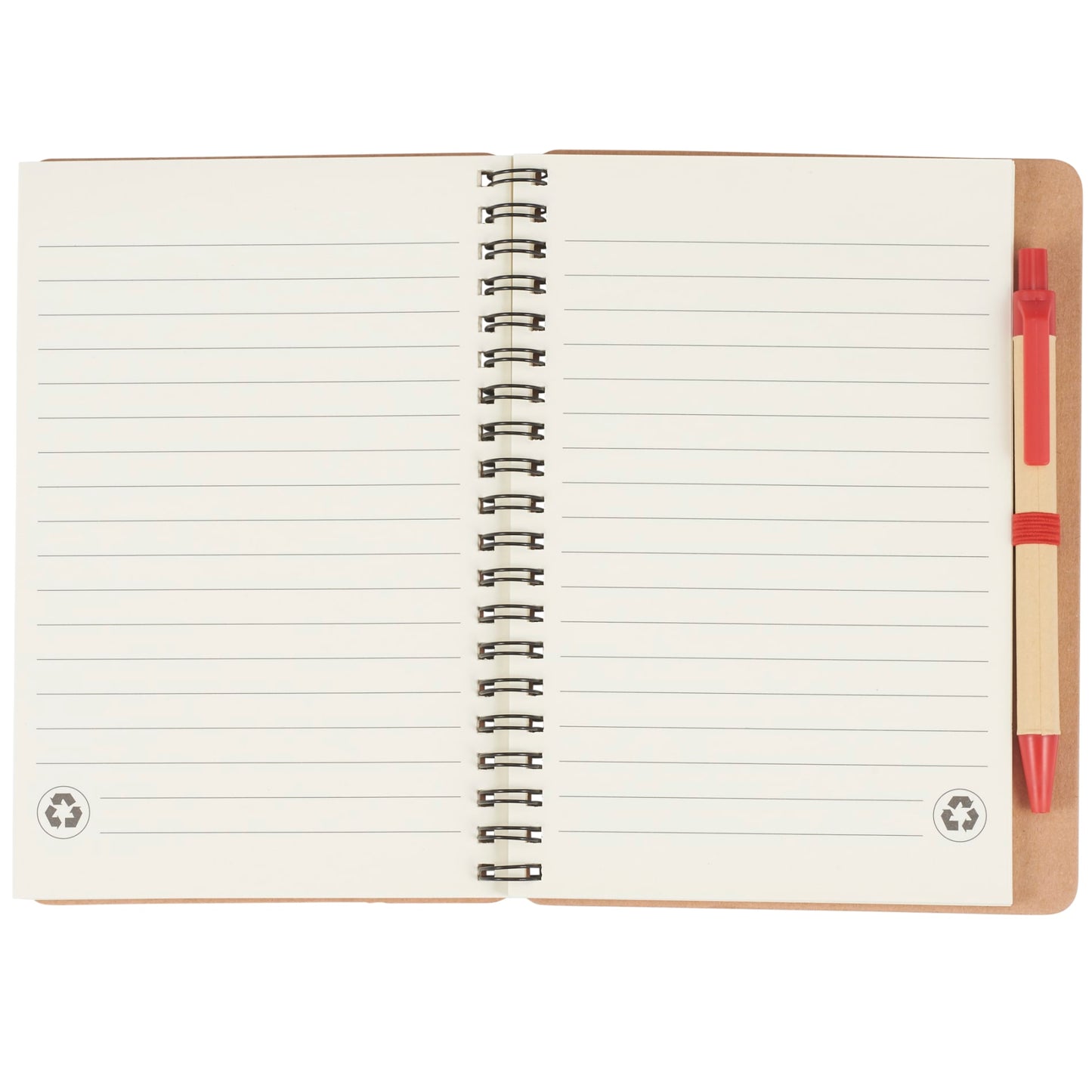 5" x 7" FSC® Mix Eco Spiral Notebook with Pen