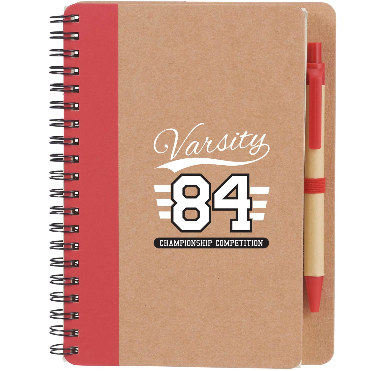 5" x 7" FSC® Mix Eco Spiral Notebook with Pen