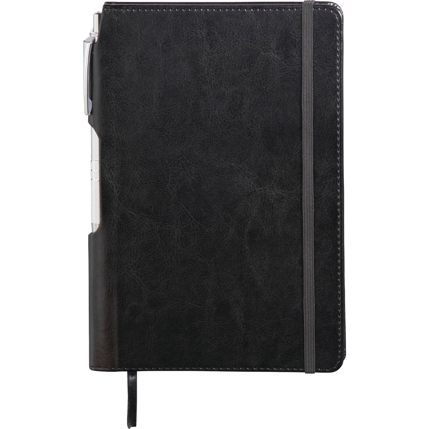 6" x 8.5" FSC® Mix Viola Bound Notebook with Pen