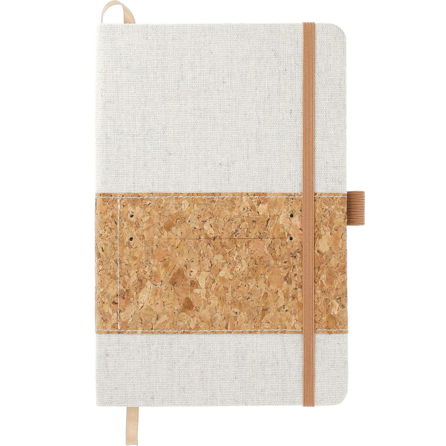 5.5" x 8.5" FSC® Mix Recycled Cotton Cork Notebook